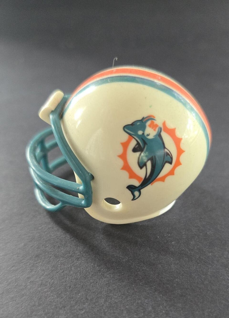 Miami Dolphins Mini Helmet White NFL Football Riddell Toy Collectible
